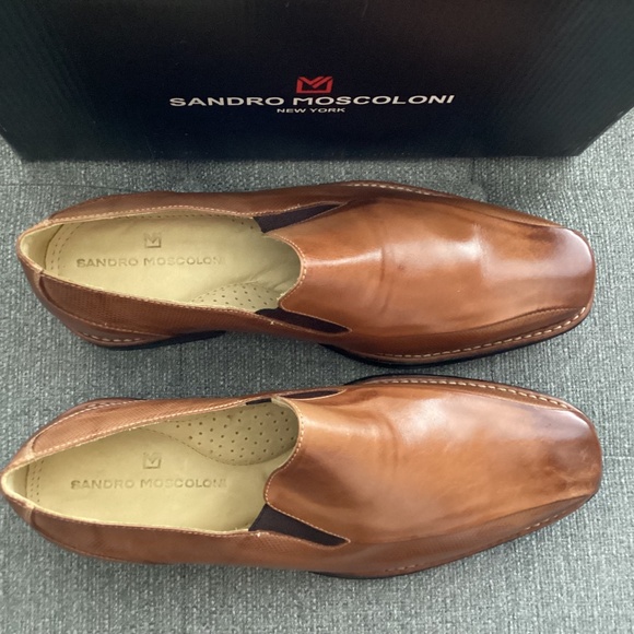 Sandro Moscoloni Daniel Leather Bike Toe Loafer (Men) 10.5 main image 13